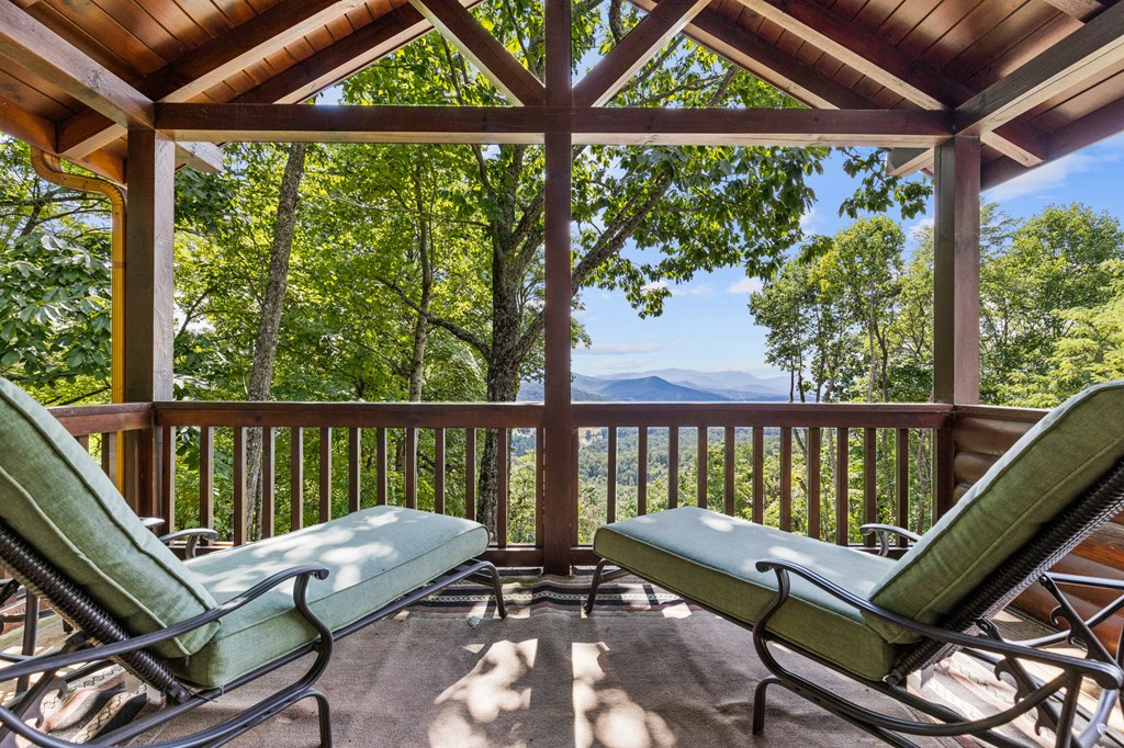 16 Enchanting Circle Morganton, GA 30560 - Photo 23 of 57 a view of a chairs in balcony