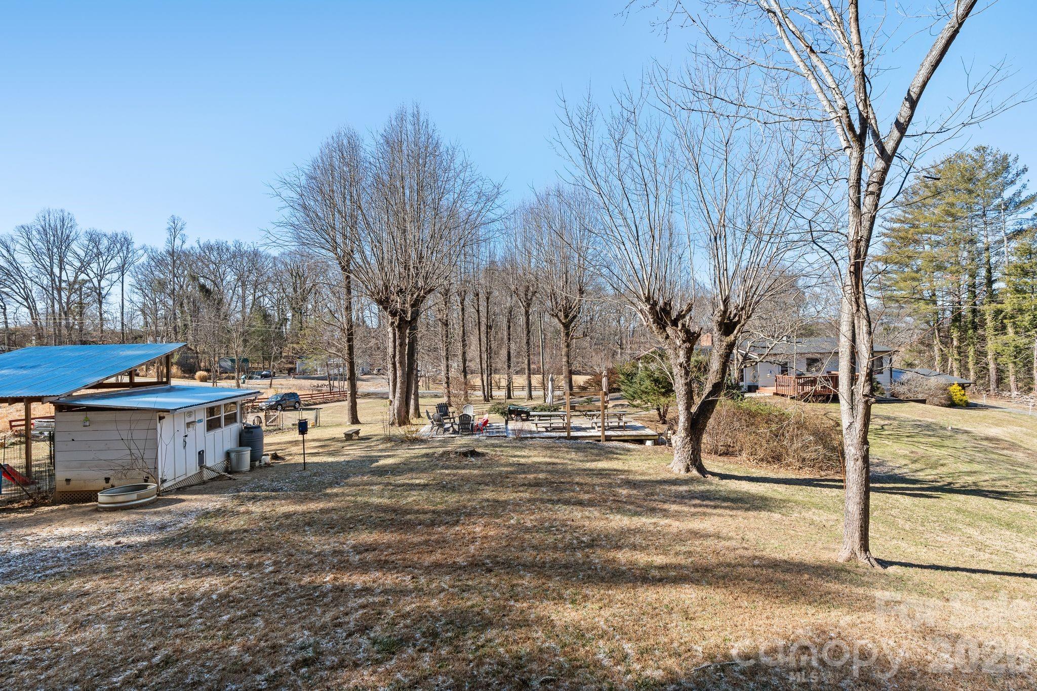 1348 Jenkins Valley Road Alexander, NC 28701 - Photo 23 of 44 a view of backyard of the house