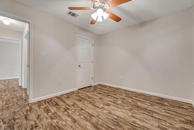 wooden floor in an empty room
