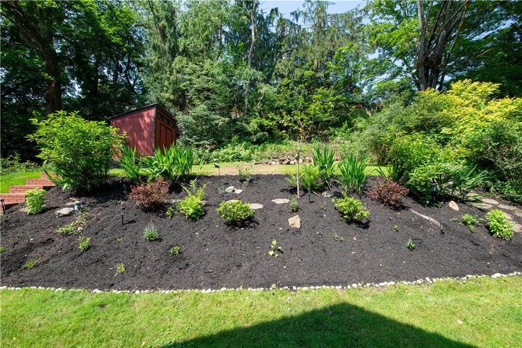 108 Cascade Road Pittsburgh, PA 15221 - Photo 38 of 42 a view of a yard with plants and large trees