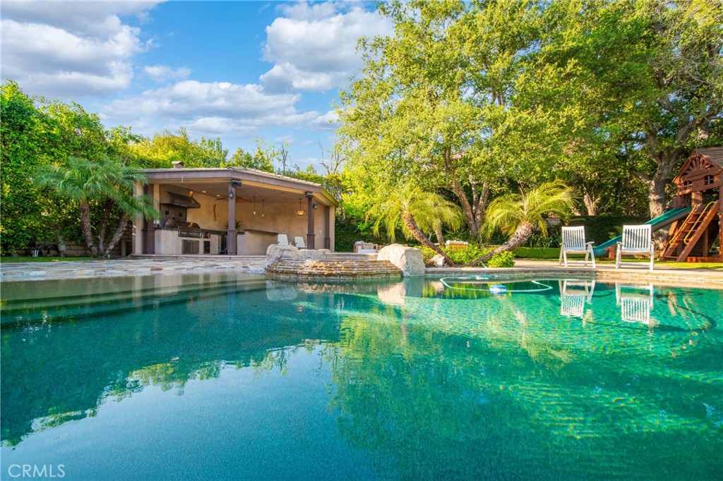 2241 Redwood Drive Glendora, CA 91741 - Photo 46 of 68 a view of house with swimming pool and yard