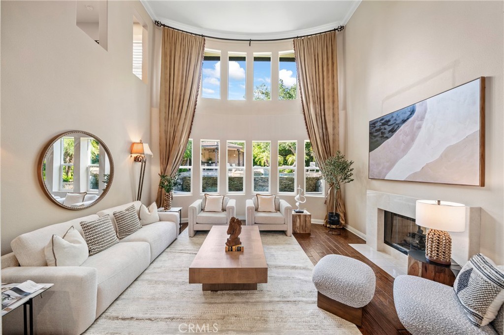 2241 Redwood Drive Glendora, CA 91741 - Photo 8 of 68 a living room with fireplace furniture and a large window