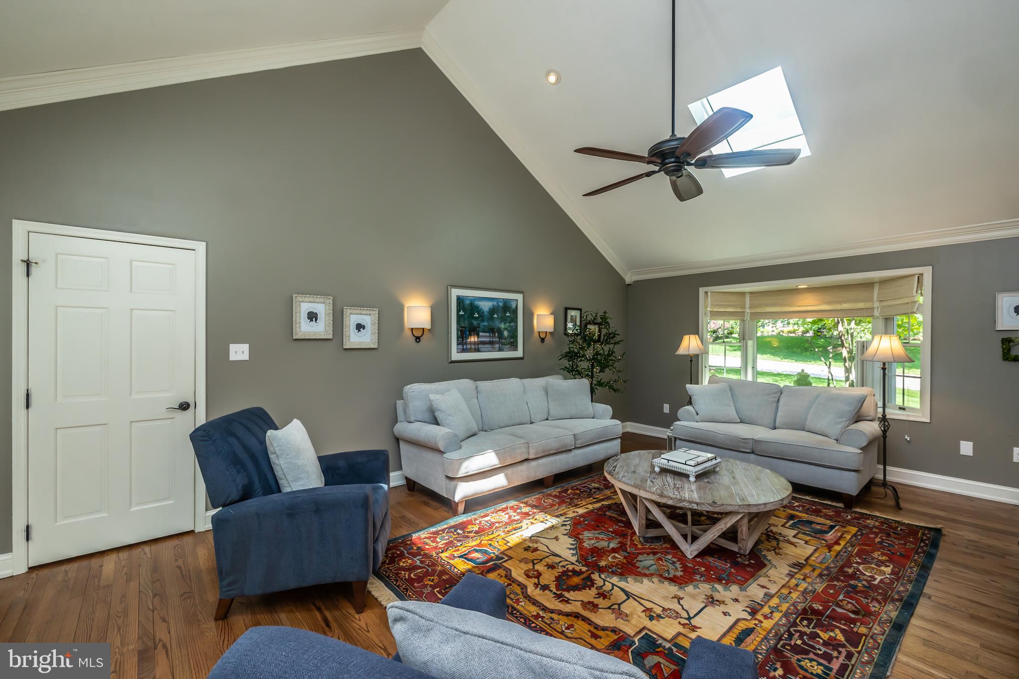 33 Collins Mill Road Chester Springs, PA 19425 - Photo 17 of 64 Great room with vaulted ceilings & hardwood floors