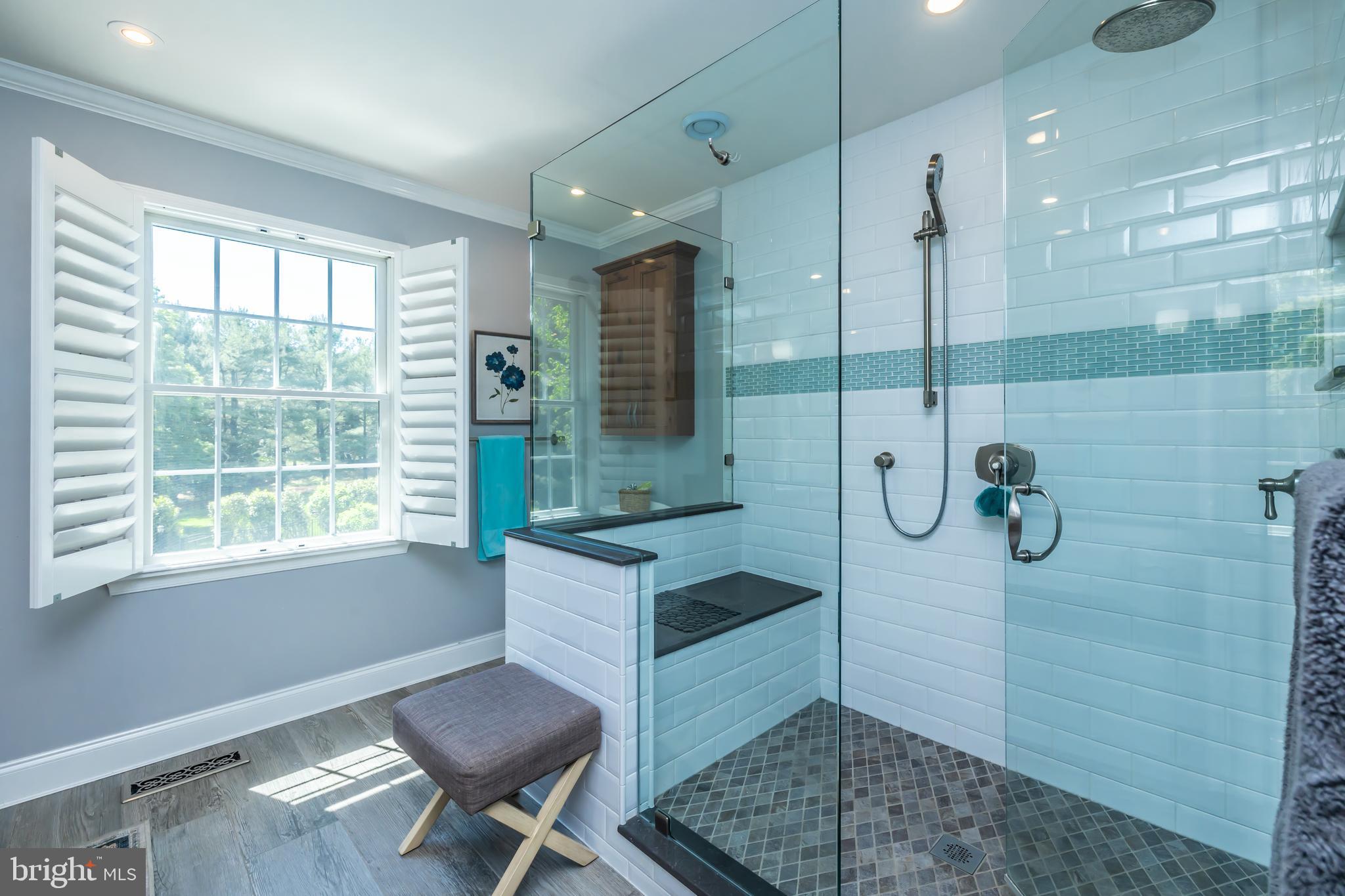 33 Collins Mill Road Chester Springs, PA 19425 - Photo 35 of 64 Oversized custom shower with designer tile