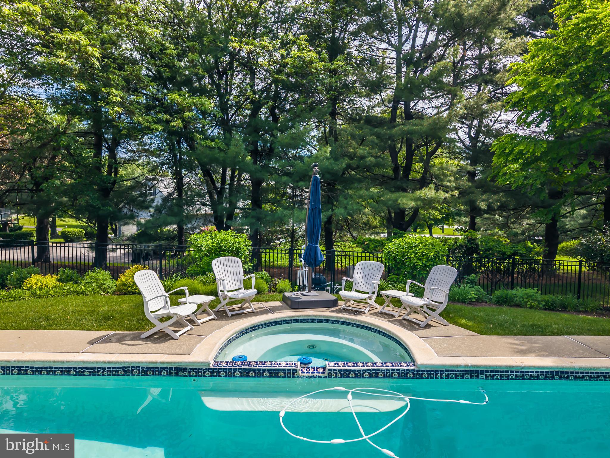33 Collins Mill Road Chester Springs, PA 19425 - Photo 55 of 64 Pool features an attached spa