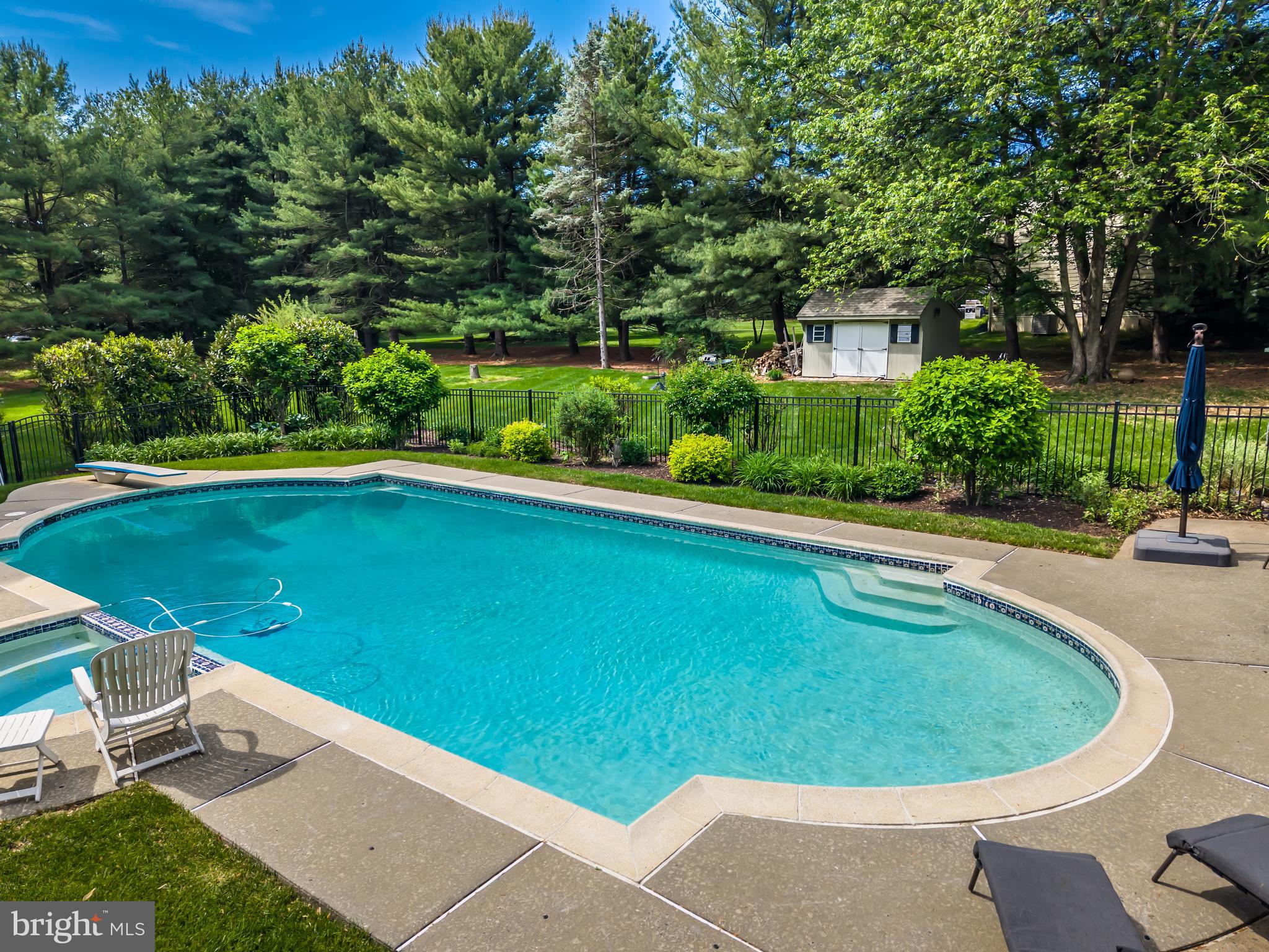 33 Collins Mill Road Chester Springs, PA 19425 - Photo 58 of 64 Professional landscaping surrounding pool area