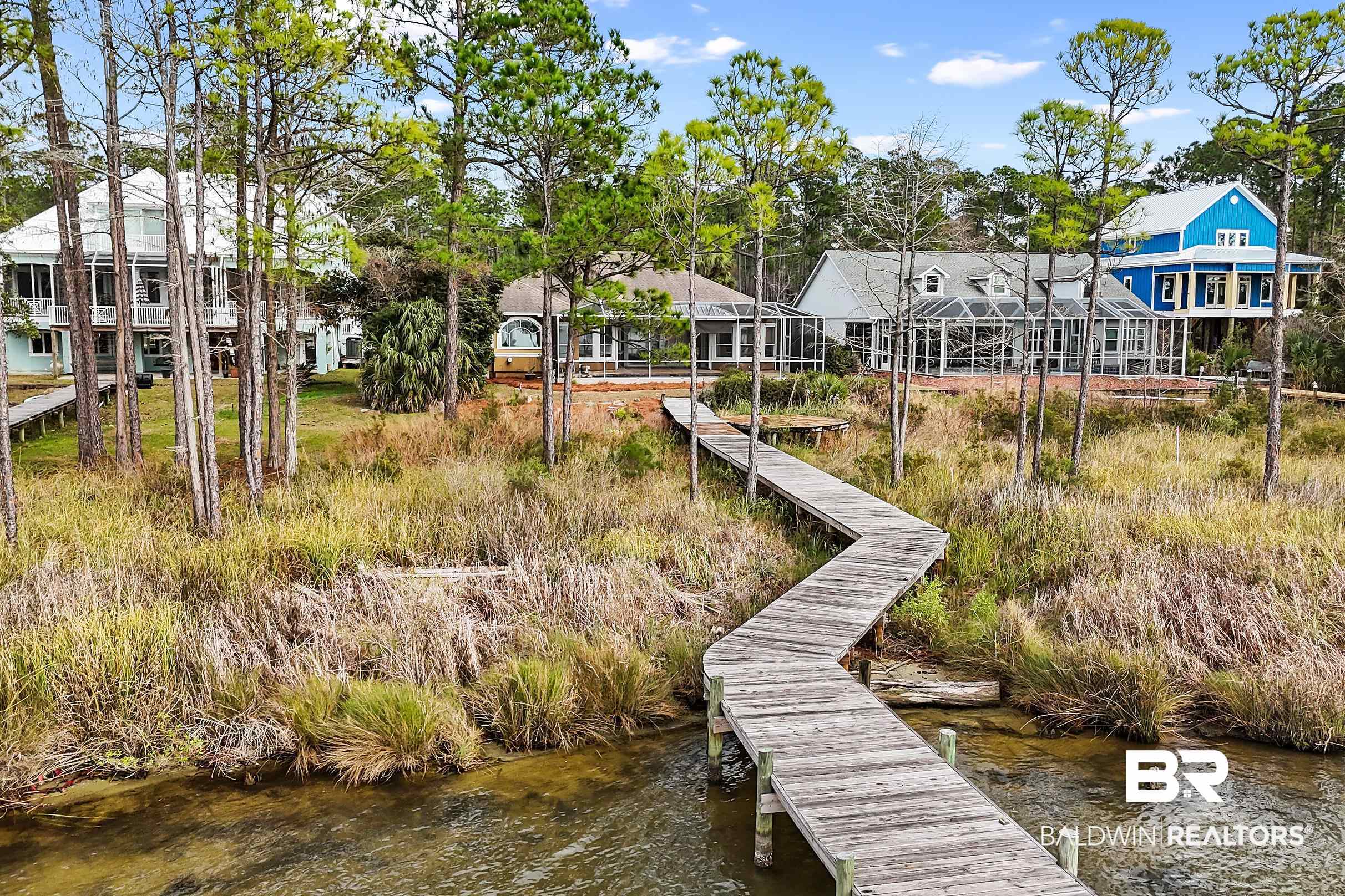 8591 Bay Harbor Road Elberta, AL 36530 - Photo 48 of 56 Dock area with a water view and a residential view