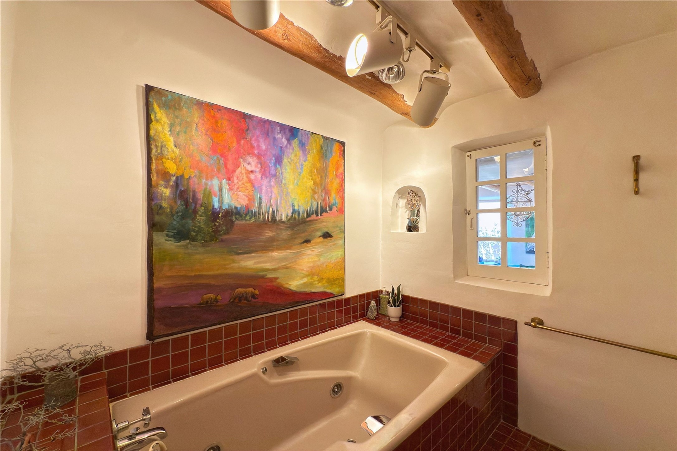 1352 Bishops Lodge Road Santa Fe, NM 87506 - Photo 36 of 66 main house guest bath