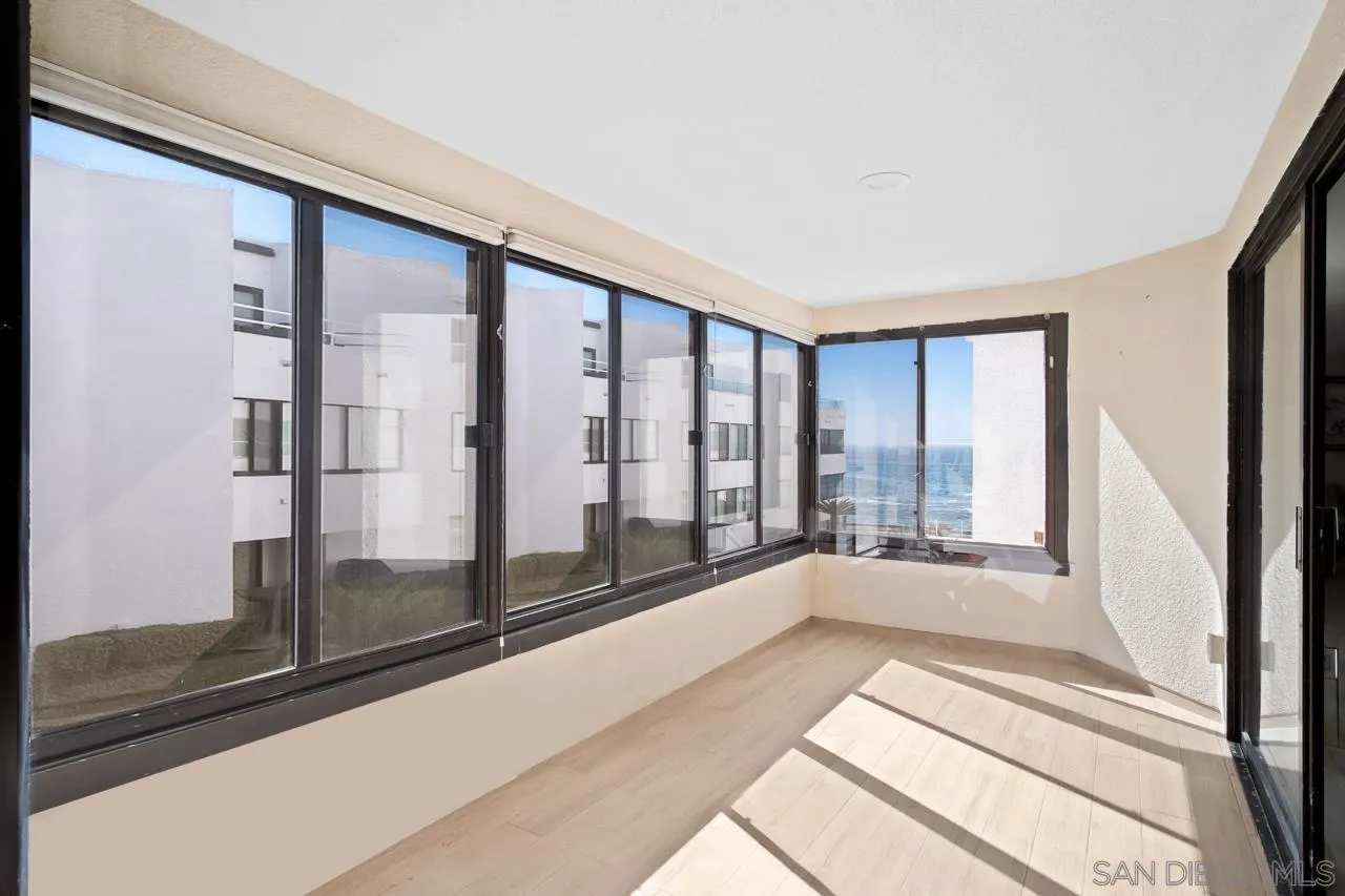 100 Coast Boulevard, Unit 302 La Jolla, CA 92037 - Photo 6 of 21 a view of an entryway with a floor to ceiling window