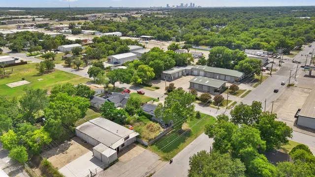 an aerial view of residential house with outdoor space