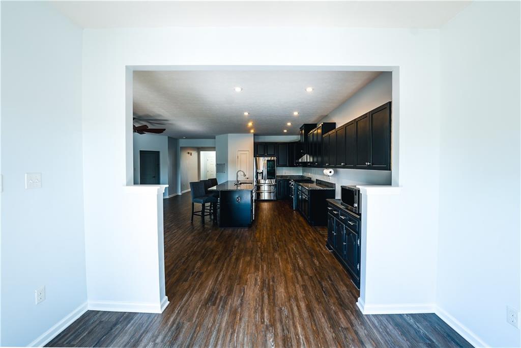 505 October Court Pittsburgh, PA 15239 - Photo 9 of 23 a view of a kitchen with microwave and cabinets