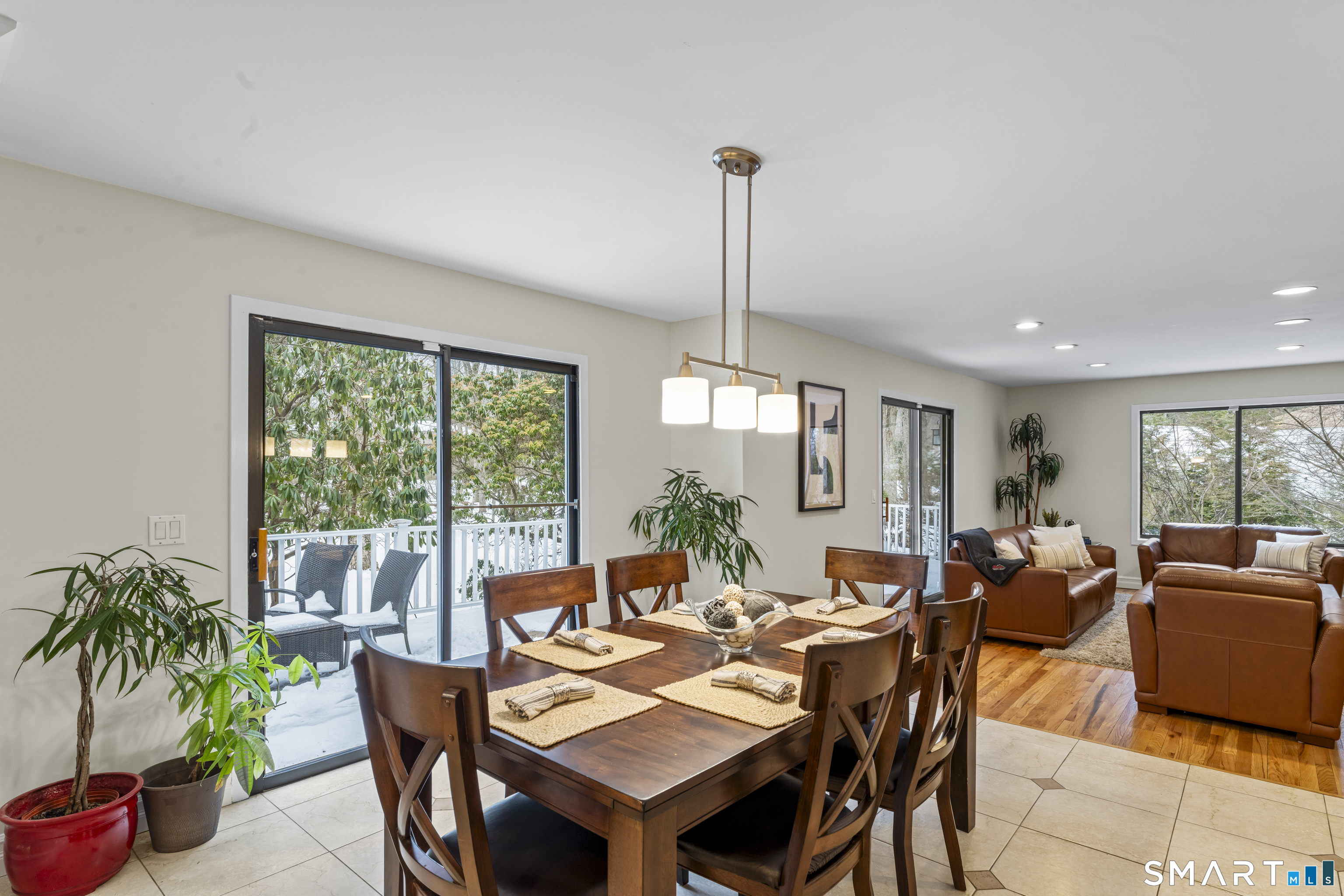 211 Pinewood Road Stamford, CT 06903 - Photo 15 of 38 a view of a dining room with furniture window and outside view