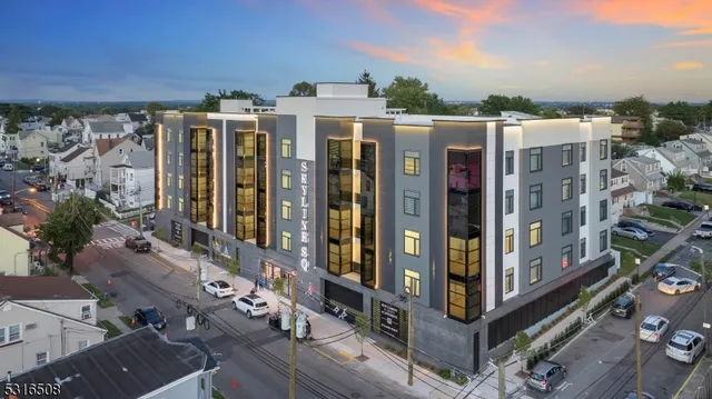 a view of city with tall buildings