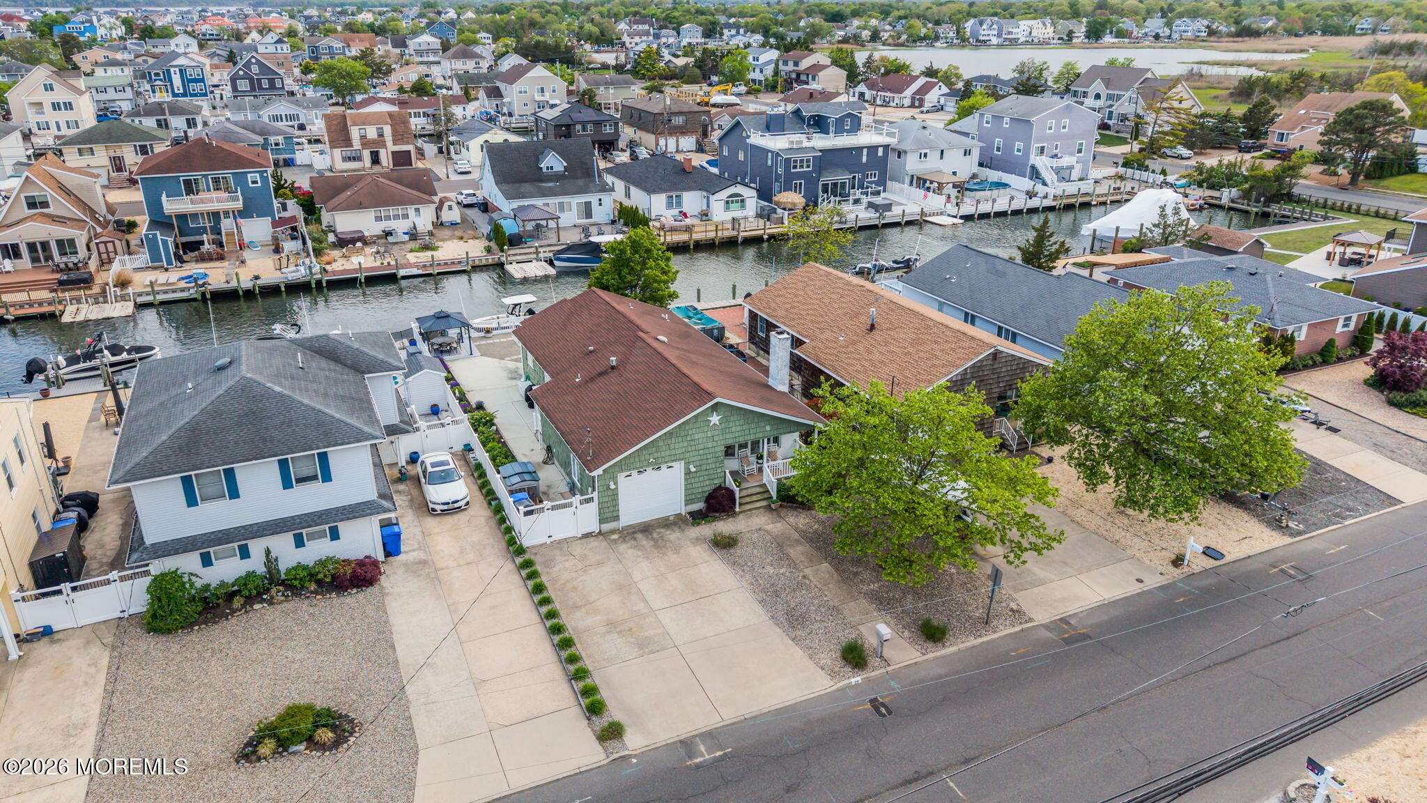 29 Green Island Road Toms River, NJ 08753 - Photo 51 of 63 an aerial view of a house with a lake view