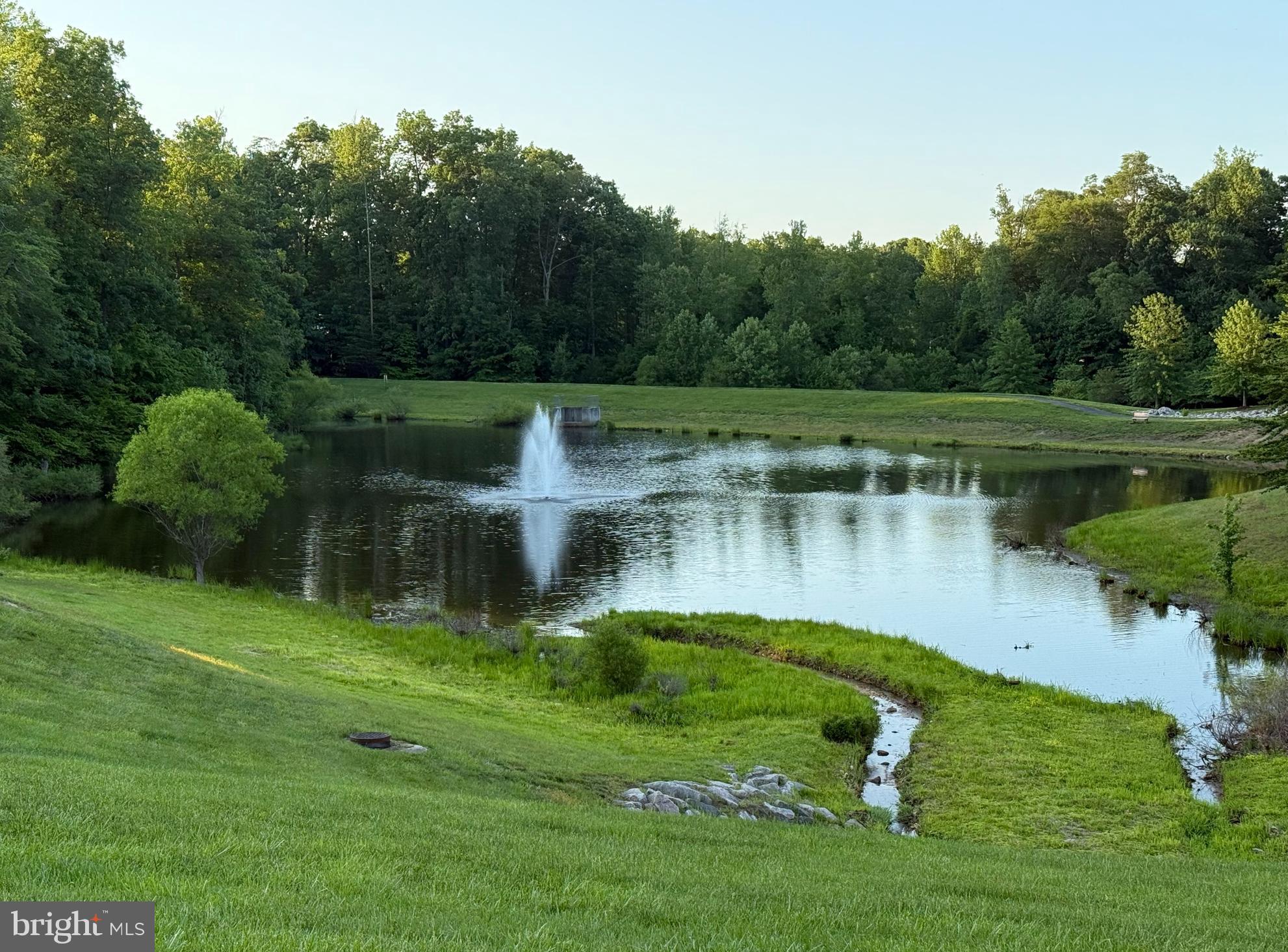 18565 Kerill Road Triangle, VA 22172 - Photo 59 of 59 a view of a lake with a yard