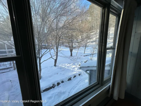 a view of yard from window