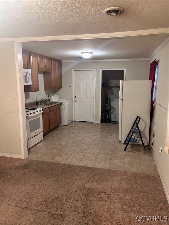 445 Smiley Road Hampton, VA 23663 - Photo 2 of 8 Kitchen with stove, refrigerator, and light colore