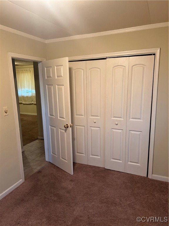 445 Smiley Road Hampton, VA 23663 - Photo 4 of 8 Unfurnished bedroom featuring carpet, ornamental m