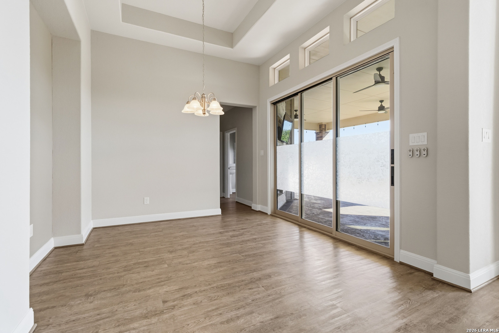 3337 Harvest View Marion, TX 78124 - Photo 13 of 39 a view of an empty room with glass door