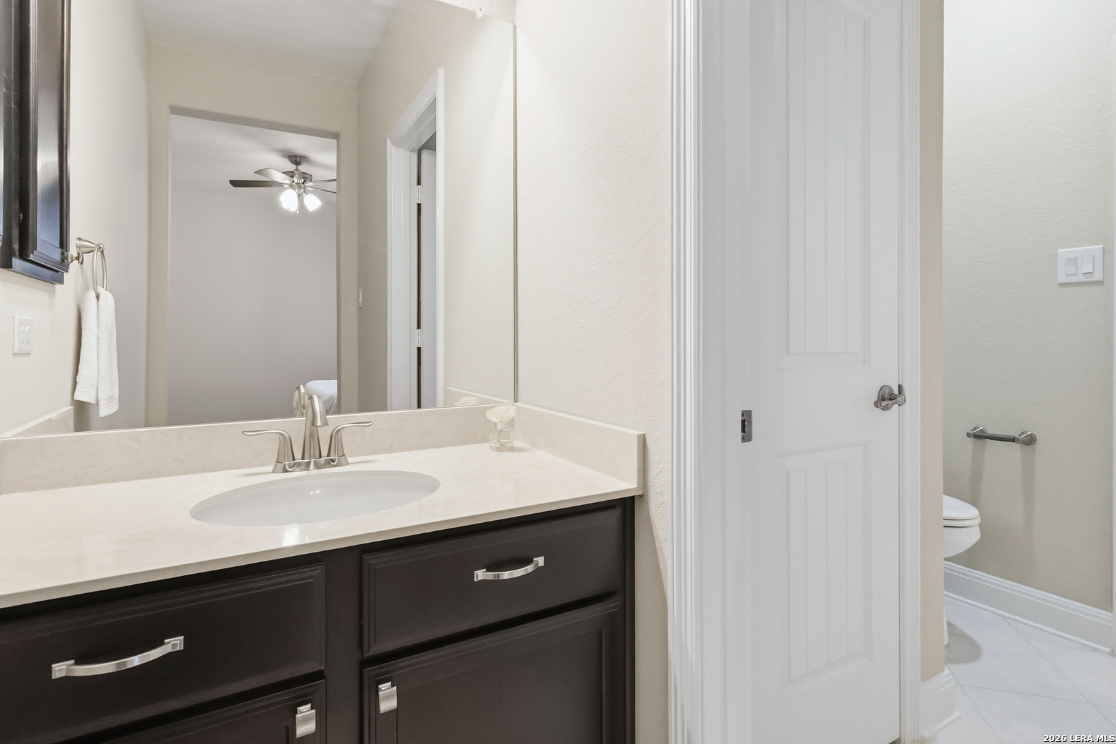 3337 Harvest View Marion, TX 78124 - Photo 27 of 39 a bathroom with a sink and a mirror
