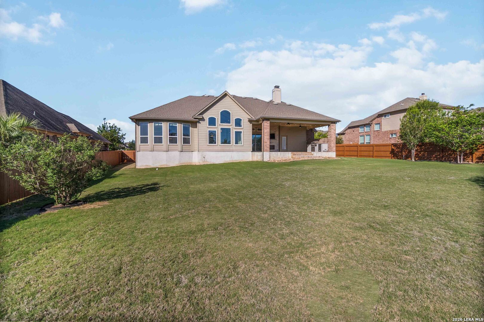 3337 Harvest View Marion, TX 78124 - Photo 37 of 39 a front view of a house with a yard and garage
