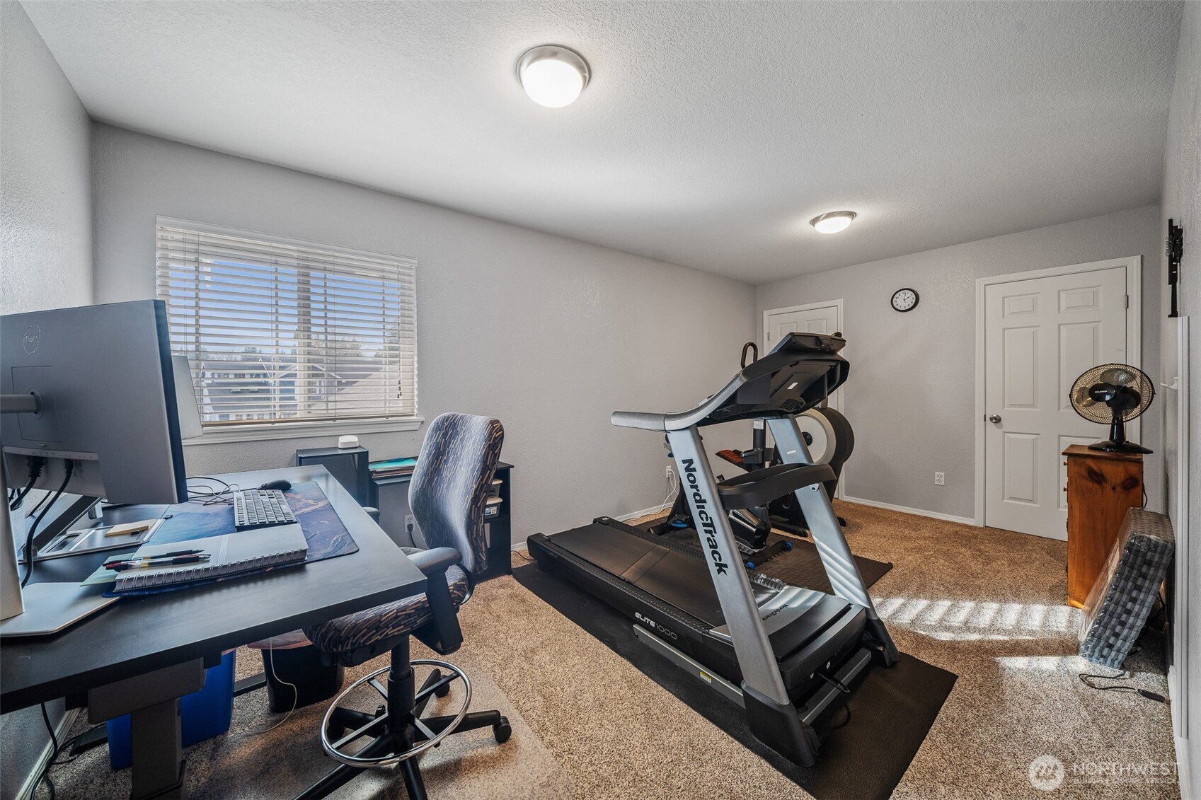 5513 Park Pl Loop Southeast Lacey, WA 98503 - Photo 24 of 33 a view of a workspace with furniture and a window
