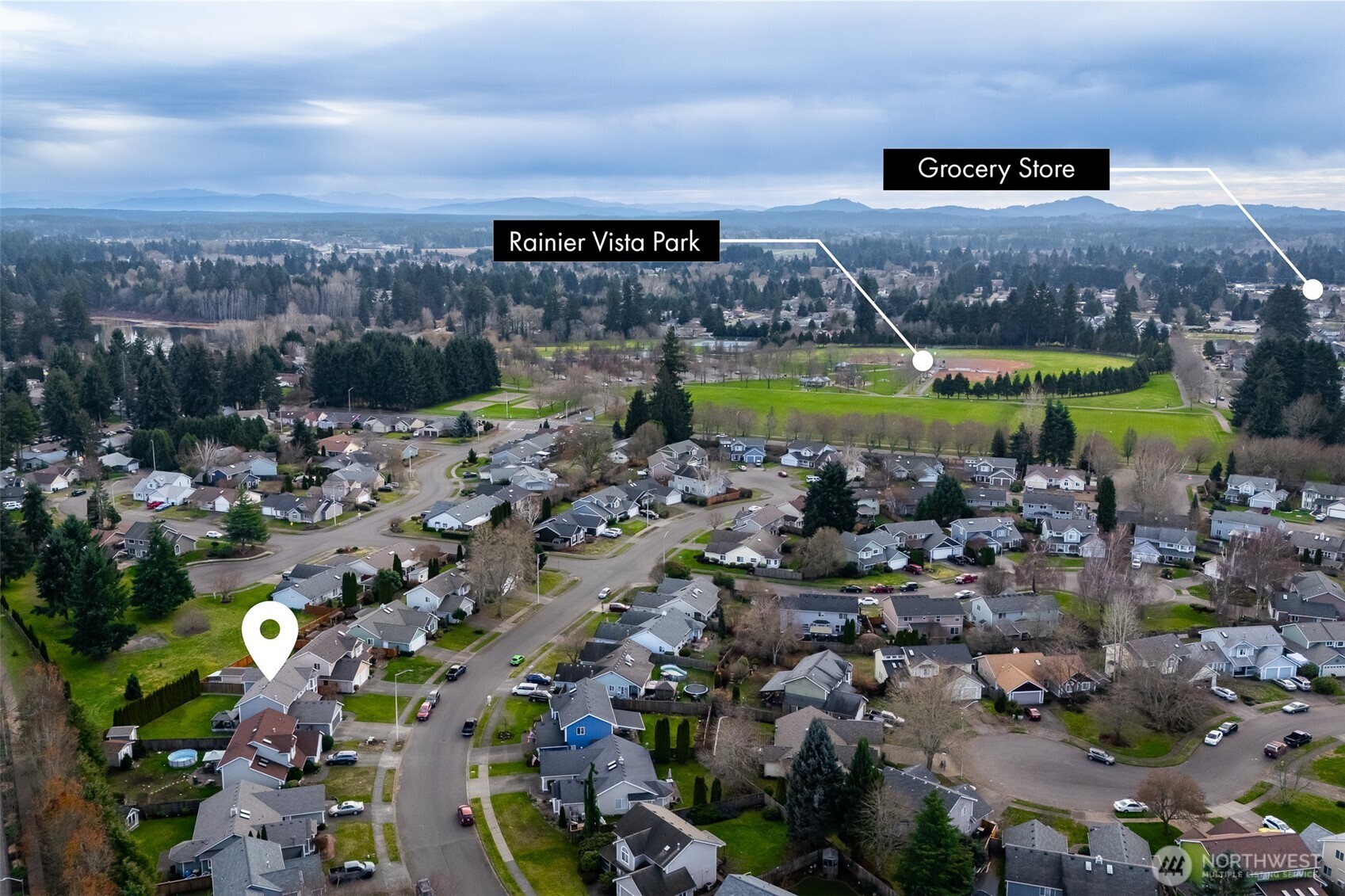 5513 Park Pl Loop Southeast Lacey, WA 98503 - Photo 32 of 33 a view of a city
