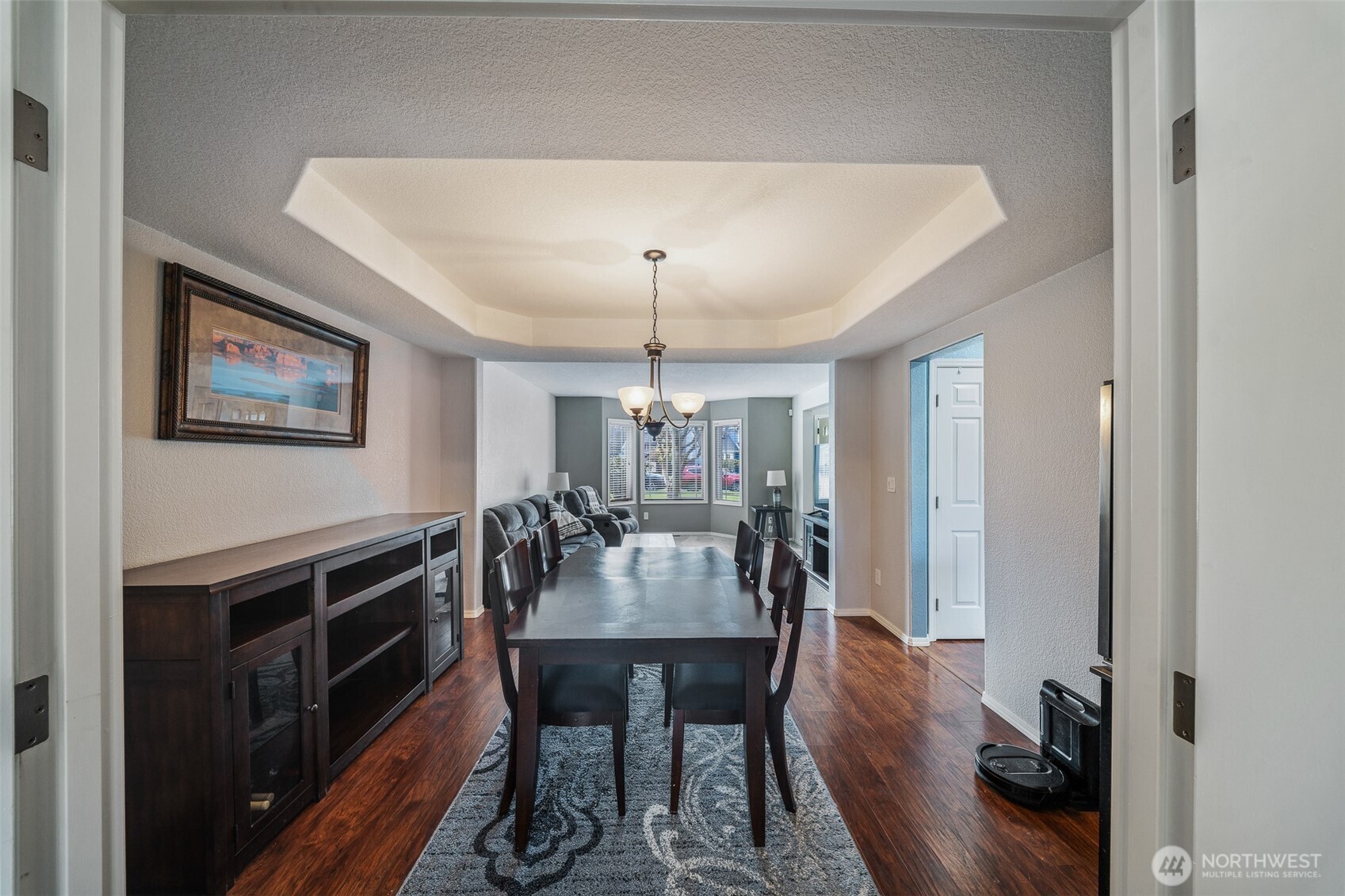 5513 Park Pl Loop Southeast Lacey, WA 98503 - Photo 5 of 33 a view of a dining room with furniture window and wooden floor