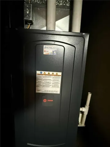 a close view of closet