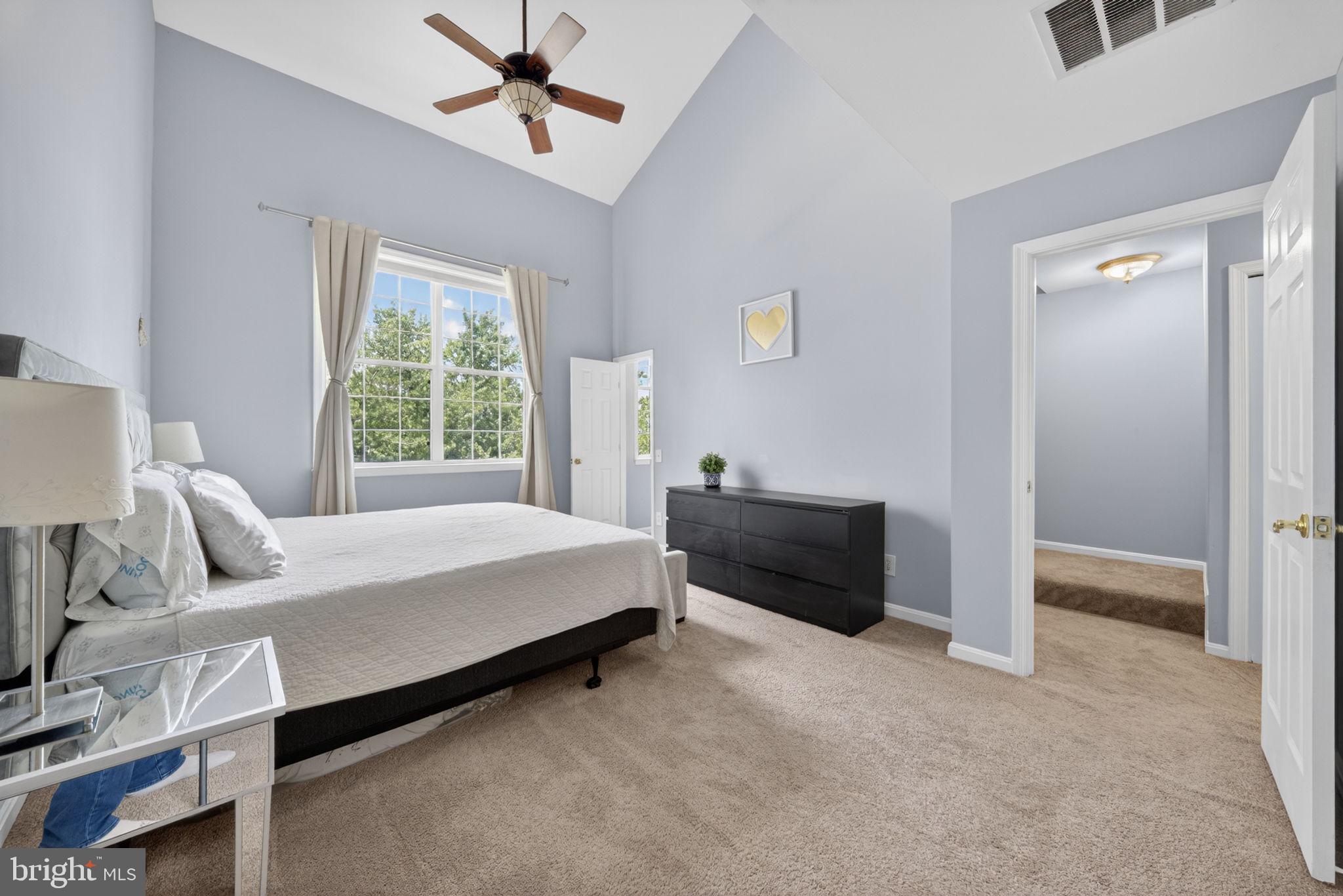 6006 Lincolnia Road Alexandria, VA 22312 - Photo 22 of 42 Serene bedroom with vaulted ceiling.