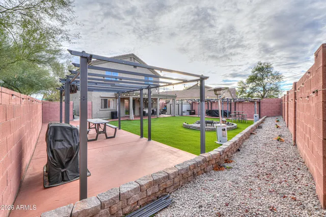 a view of yard from outdoor seating