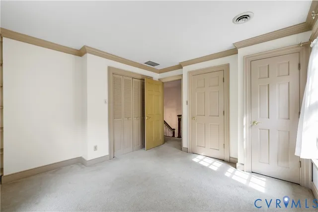 a view of an empty room