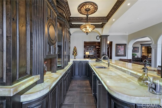 3 Harbor Island Newport Beach, CA 92660 - Photo 15 of 73 A stunning Onyx bar with custom cabinetry awaits your next celebration.