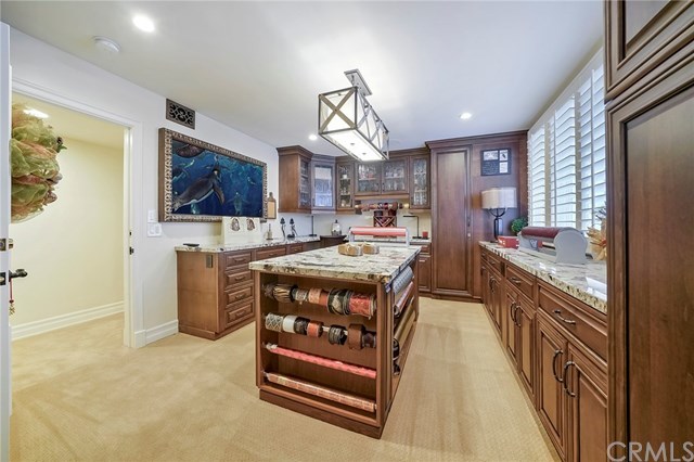 3 Harbor Island Newport Beach, CA 92660 - Photo 55 of 73 Gifting is such fun in this thoughtfully planned wrapping and craft room.