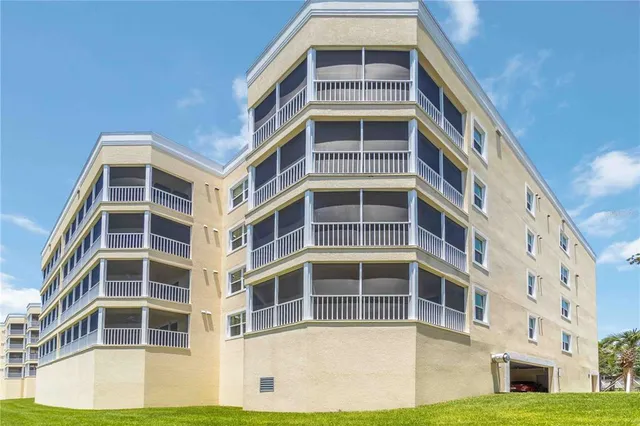 a front view of a building