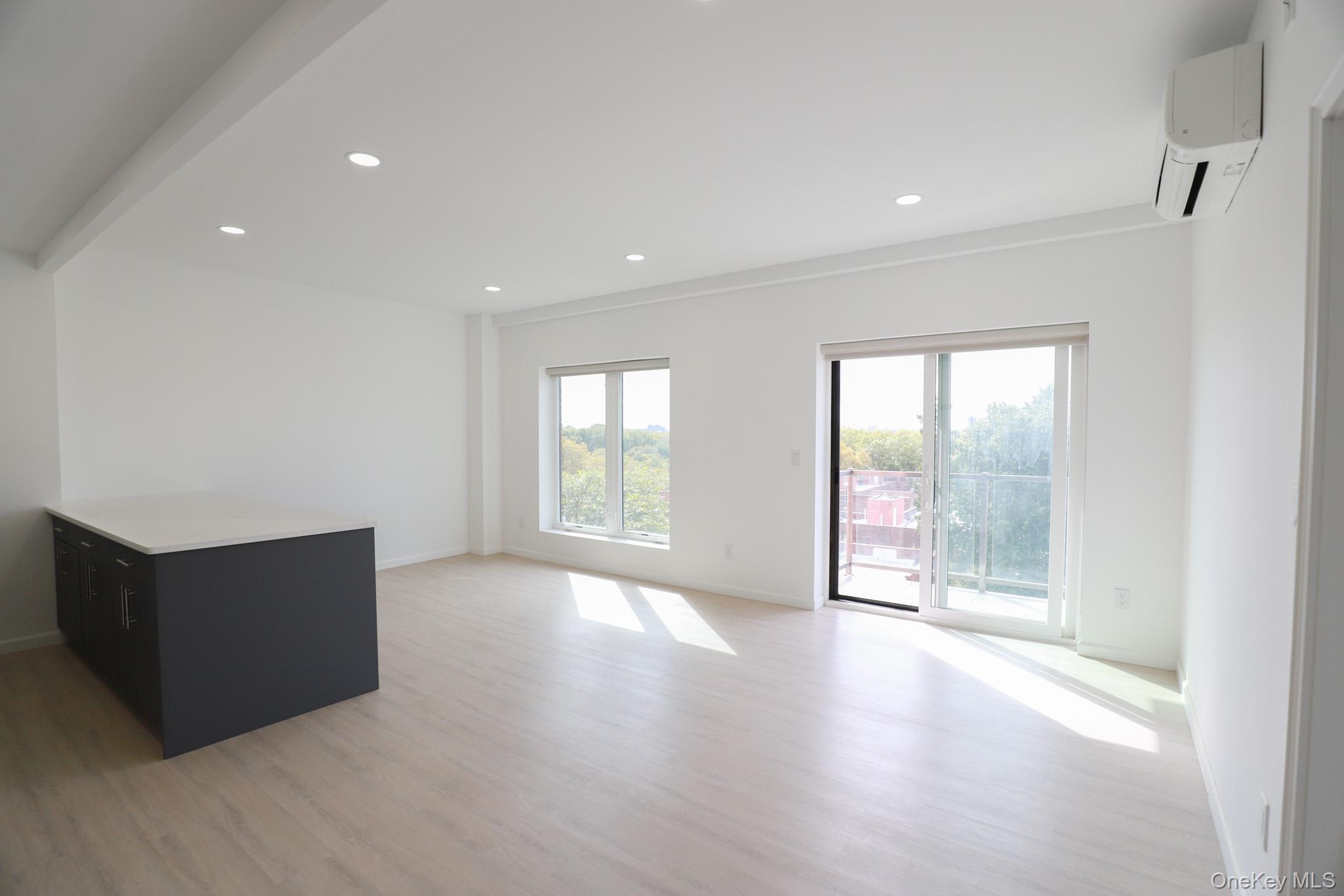 42-78 Main Street, Unit 6E Queens, NY 11355 - Photo 9 of 33 an empty room with wooden floor and windows