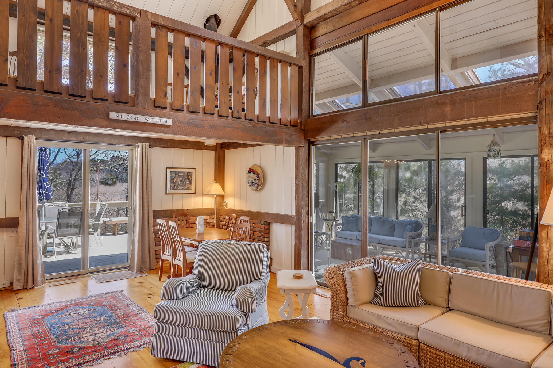 50 Pheasant Way, Unit A&B Centerville, MA 02632 - Photo 34 of 62 a living room with furniture a large window and a rug