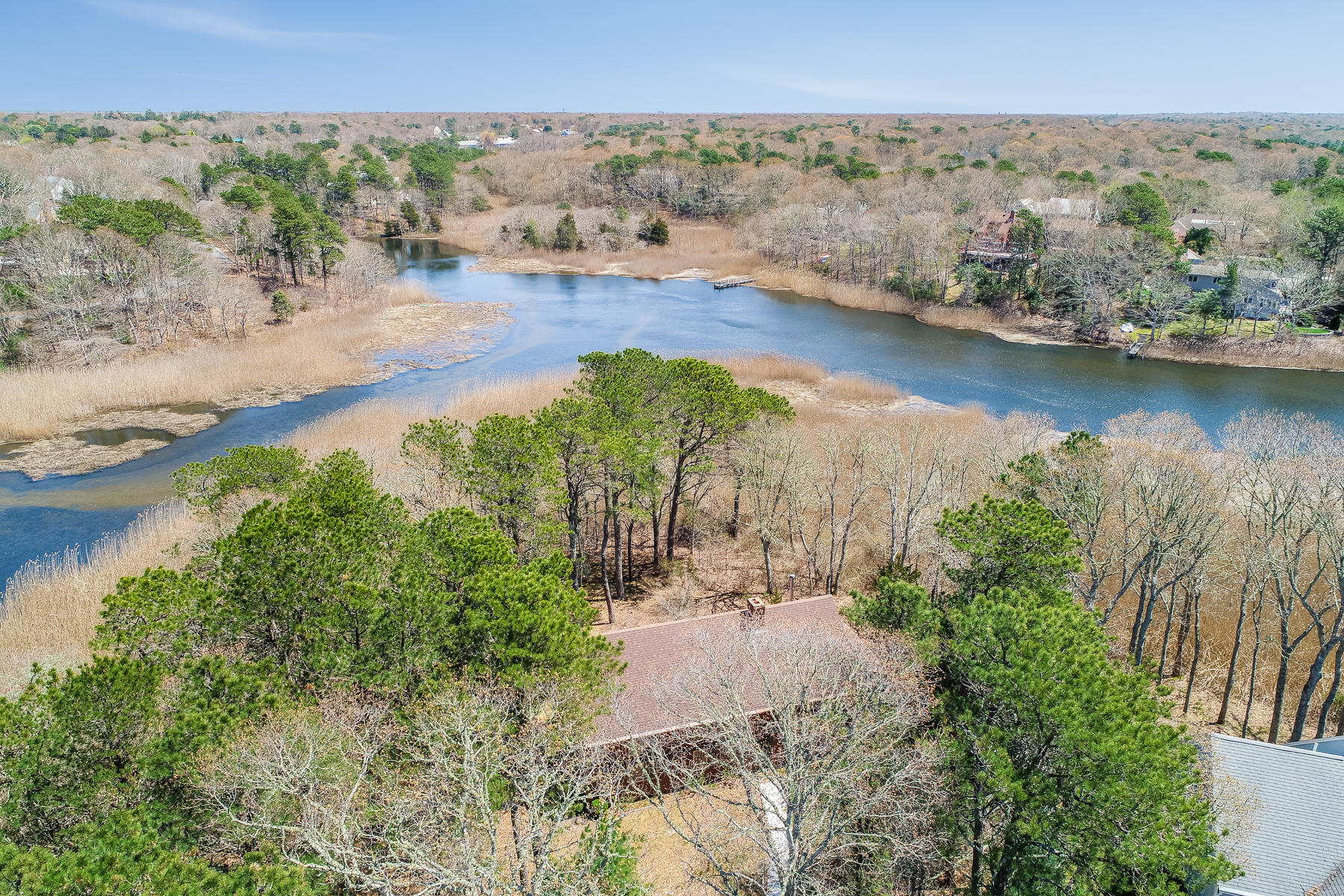 50 Pheasant Way, Unit A&B Centerville, MA 02632 - Photo 53 of 62 an aerial view of valley and lake