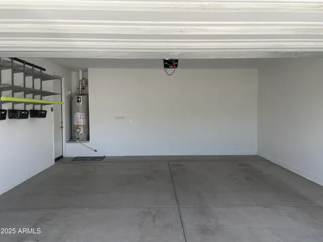 a building outdoor space with a couch