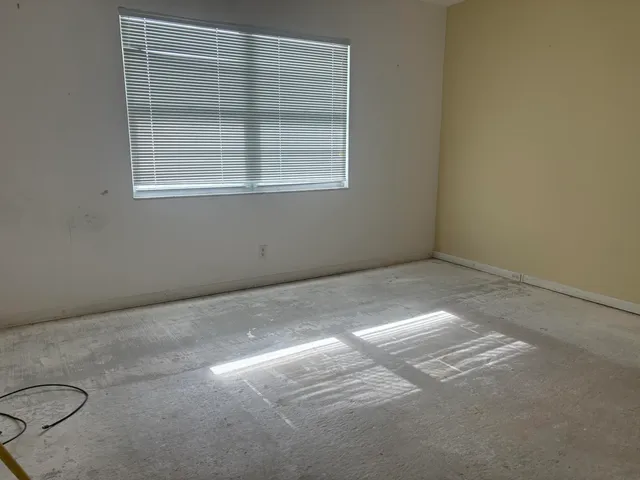 a view of a room with a empty space