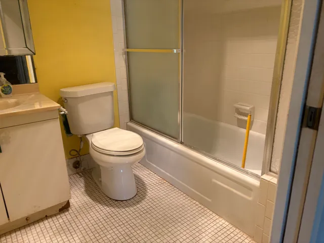 a view of an empty room