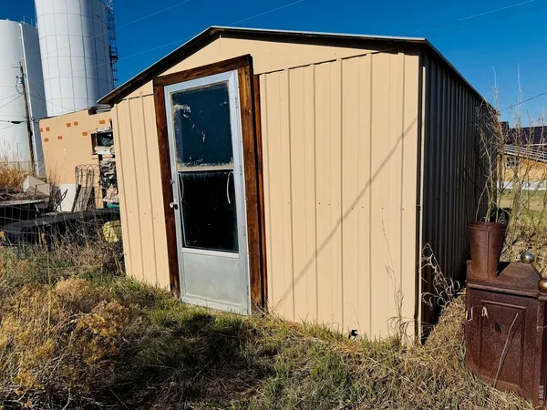 a backyard of a house