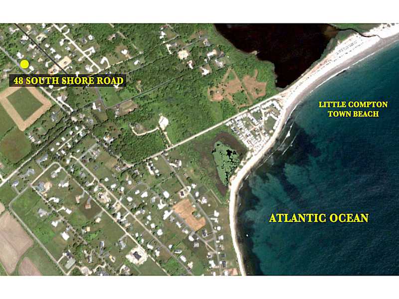 48 South Shore Road Little Compton, RI 02837 - Photo 2 of 4 Aerial View.
