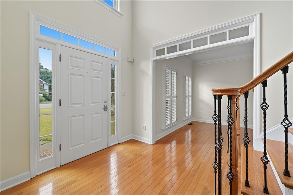 2301 Alexander Farms Court Southwest Marietta, GA 30064 - Photo 15 of 62 a view of an entryway with wooden floor