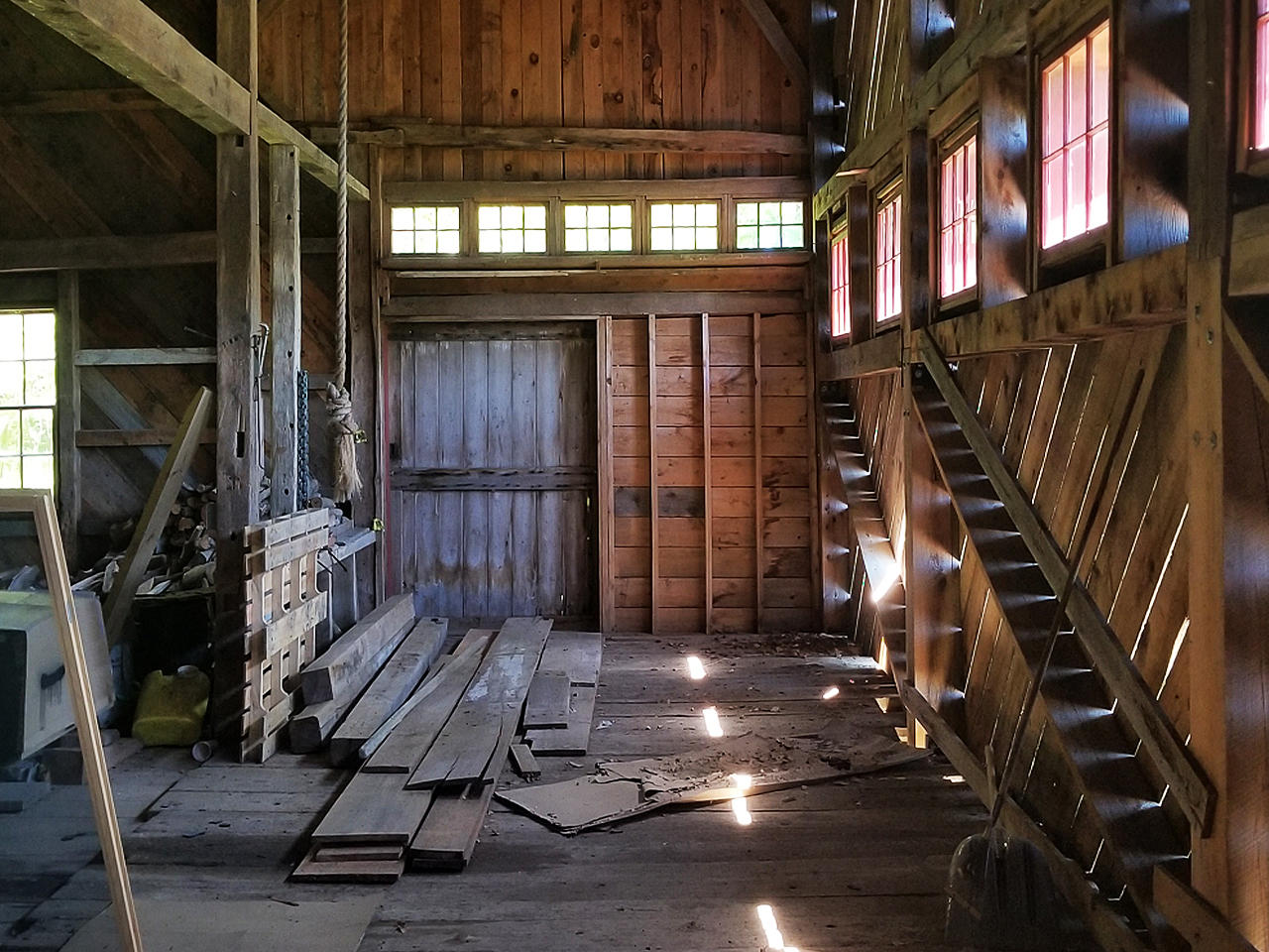 264 Golden Ridge Road Alna, ME 04535 - Photo 30 of 35 Barn Interior-1-1280 px