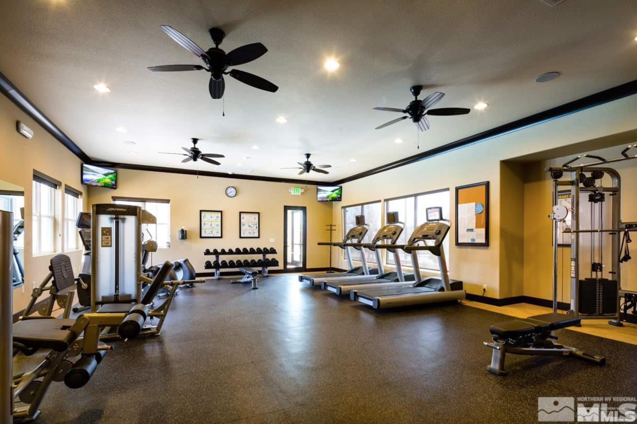 10080 Ellis Park Lane Reno, NV 89521 - Photo 25 of 26 a view of a room with gym equipment
