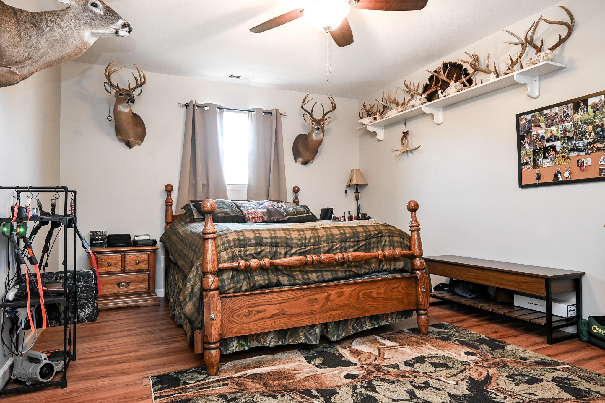 276 Mason Road McDonald, TN 37353 - Photo 44 of 67 a bedroom with a bed and wooden floor