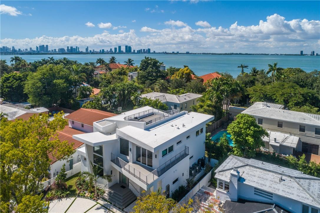 4610 Alton Road Miami Beach, FL 33140 - Photo 30 of 60 an aerial view of a house with a garden