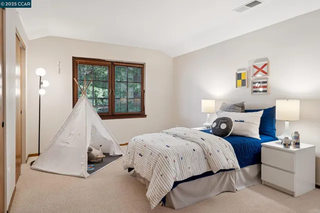 a view of a room with table and chair