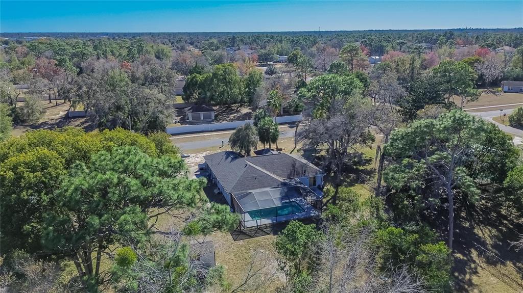 15047 Woodbury Road Brooksville, FL 34604 - Photo 93 of 98 an aerial view of a house with a yard